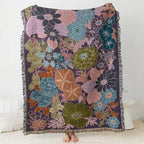 Cozy Boho Cotton-Linen Blanket